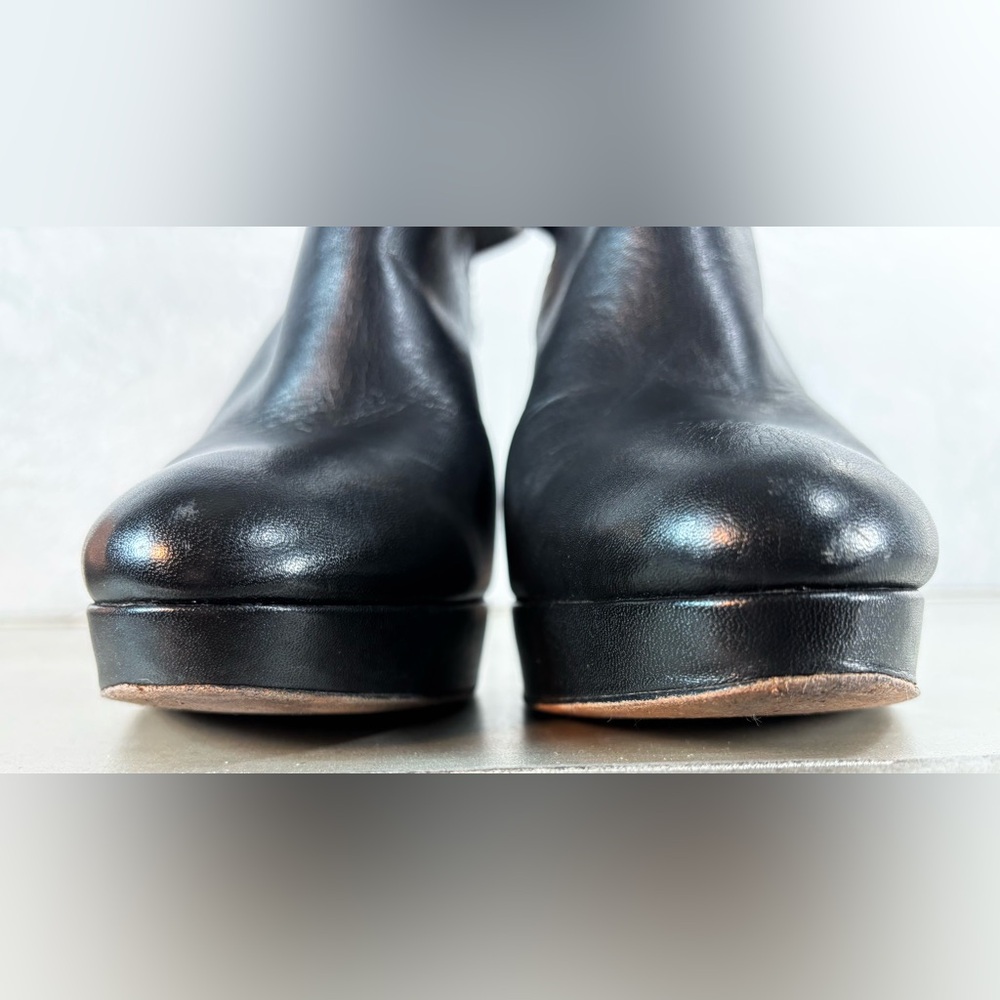 COACH Vintage Black Carmine Slingback Platform Clogs Size 10B - Picture 11 of 15